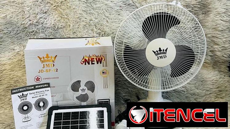 Ventilador de  Mesa Recargable JMD 12 con bateria de litio nuevo con garantía !
