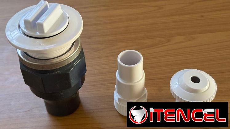 Piezas para el montaje de piscinas (Skimmer, inyectores, filtros, bombas, toma de fondo, llaves de paso, tuberías ,etc)