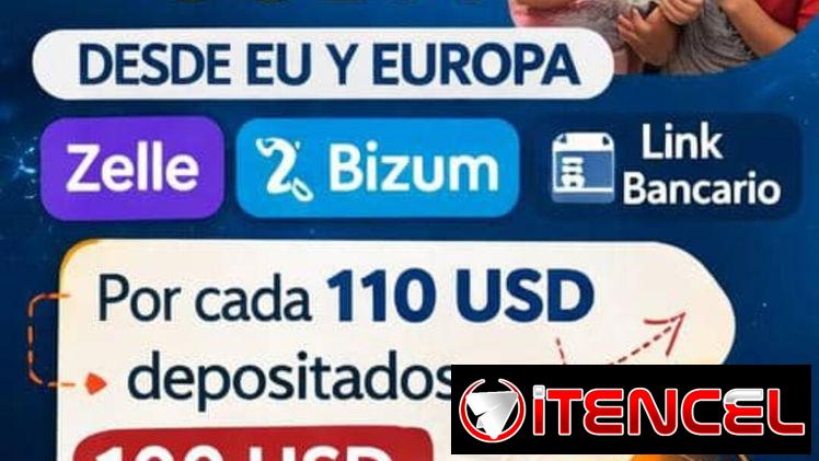 remesas al 10% desde EU y Europa trasporte disponible