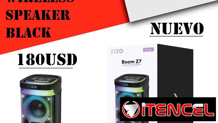 Bocina ZIZO Boom Z7 60W Wireless Speaker Black “Nuevo Sellado”