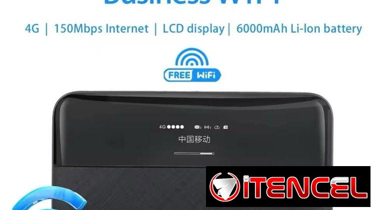 Router LTE + Pantalla + Power bank de 6000mAh nuevo !