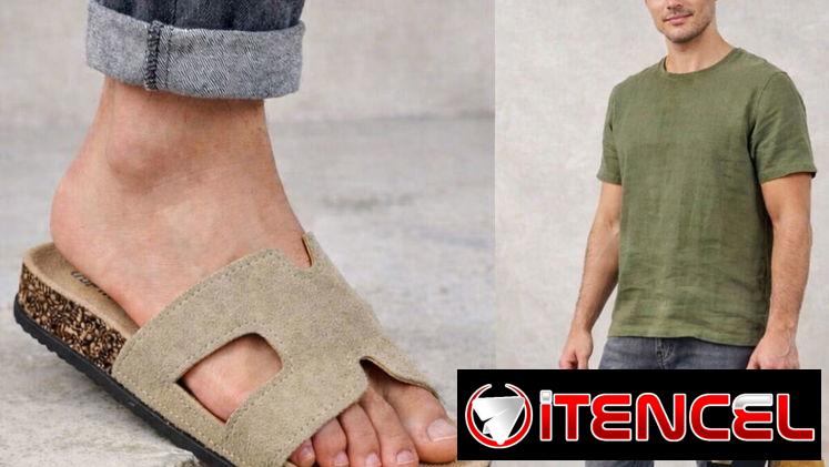 Sandalias estilo Hermes de hombre