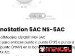 NanoStation 5AC NS-5AC. Marca/Modelo: UBIQUITI NS-5AC. Nuevo en caja