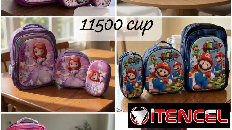 Mochila- merendero- cartuchera