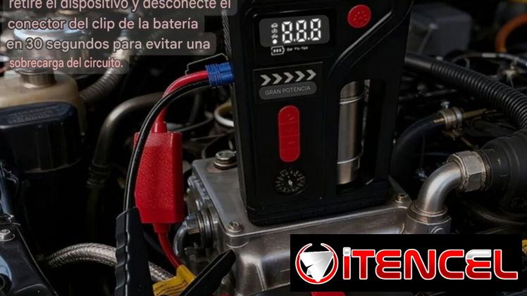 Cargador/Arrancador de Batería, inflador de neumáticos 15000A