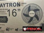 Ventilador Recargable 16 pulgadas Marca Daytron, Lámpara Led integrada y panel Solar precio $85 USD Transporte Incluido