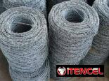 Perfiles de hierros miden 6mt de largo de 20×30 y 30×30 y Rollos de alambre de pua de 300mt y 400mt de largos
