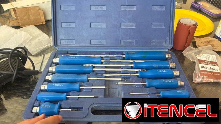 Juego de destornilladores Tecno Power con estuche 🛠️