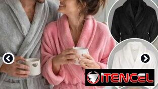 Albornoz Unisex de Felpa Suave home deluxe. 📞56249037