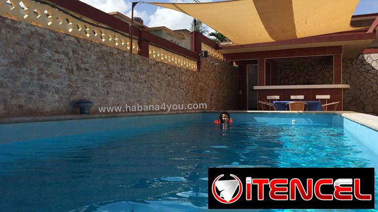 Renta muy cerca del mar ⛵ Boca Ciega, 5 hab climat, piscina con recirculación+53 52463651 ,a 2 cuadras del mar, D