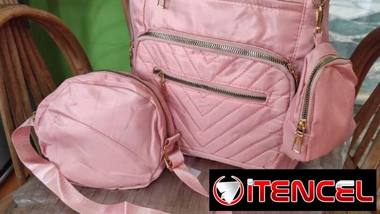 Mochila de mujer kit con 3 piezas