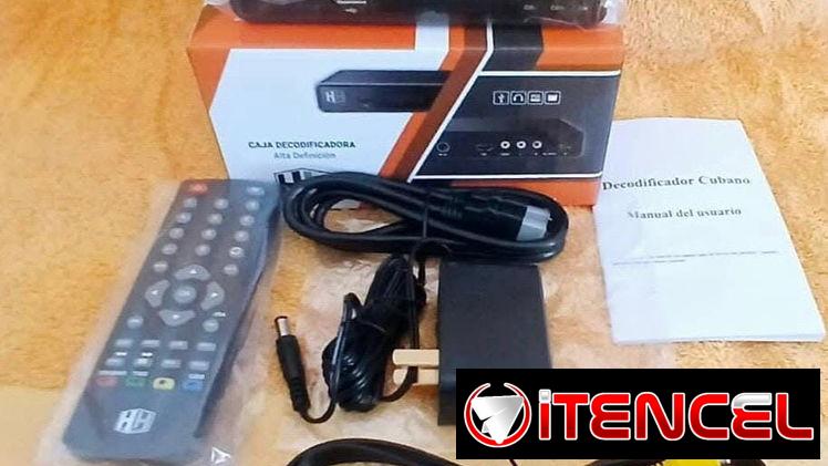 Caja Descodificadora HD con sus accesorios. Nuevo