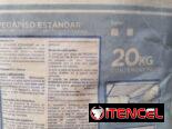 Cemento cola 20kg disponible de 3 etiquetas.,verde,azul y roja