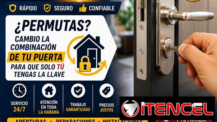 Cerrajero ara permutas. Cambios de combinación