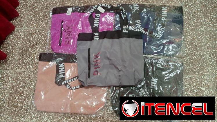 Carteras pink grandes