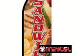 Indicadores de ubicación de expendio de sandwiches