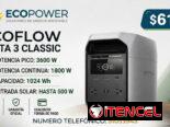 ⚡️ECOFLOW CLASSIC–3600W–Mejores calidades y precios en EcoPower⚡️✅️