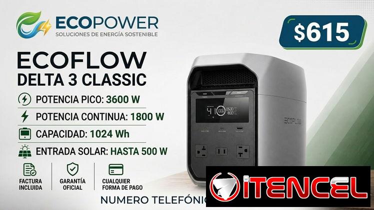 EcoFlow⚡️DELTA 3 Classic, DELTA PRO🚀,y otras..MEJORES PRECIOS Y CALIDADES DE CUBA🇨🇺✅️