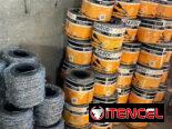 Tejas ,tubos,rollos de 300 mt de pua,tubos,mantas granuladas , acrílico para montar las mantas,