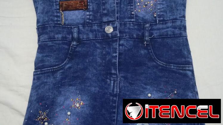 Vestido de mezclilla de niña talla 5 4000 cup