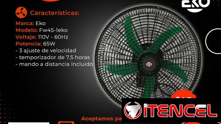 APROVECHA 🌀 VENTILADOR DE PARED EKO 18″ EXCELENTE MATERIAL. FACTURA Y GARANTÍA DE 1 AÑO. TLF 54833699