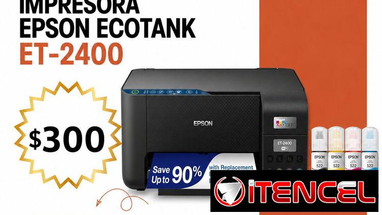 Impresora Epson EcoTank ET-2400 | videojuegoshabana.com