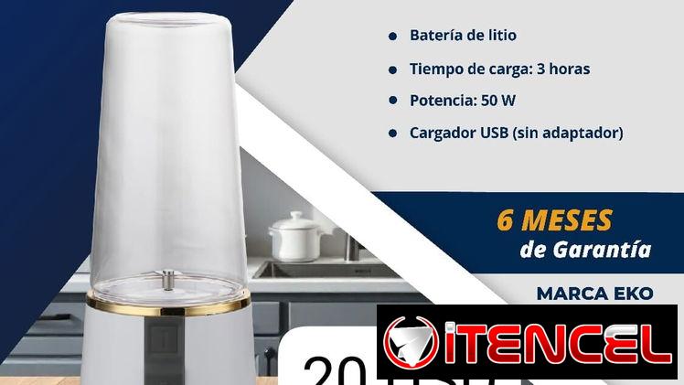 Batidora portátil recargable