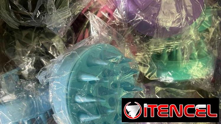 Cepillo para rizos 1800 y Restregador y masajeador de pelo 1700