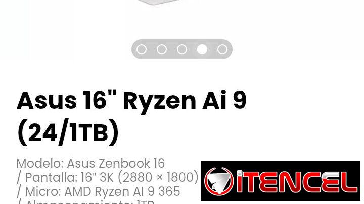 Asus 16″ Ryzen Ai 9 (24/1TB)