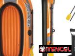 Bote inflable de goma, color naranja Bestway Kondor 3000 61102