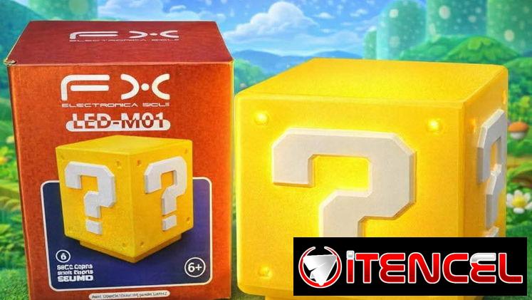 Lámpara led de Mario Bros