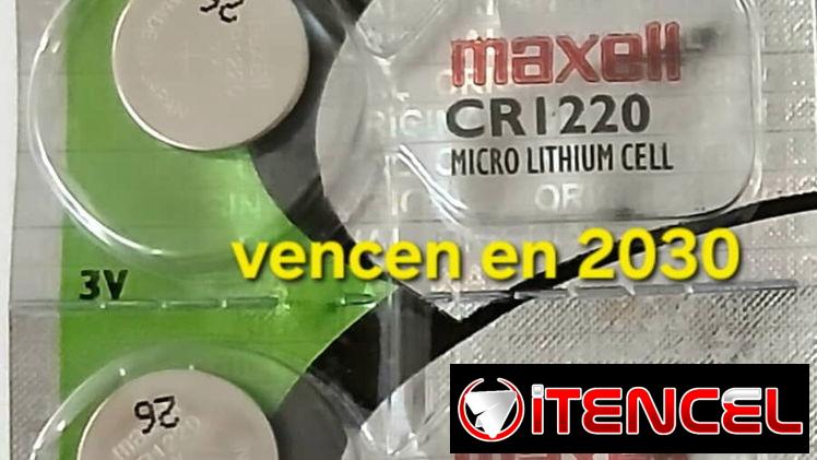 Baterĺa CR 1220 Maxell
