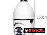 💡📹 CÁMARA DE SEGURIDAD WIFI TIPO BOMBILLO 1080P PTZ 🔒