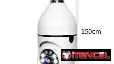 💡📹 CÁMARA DE SEGURIDAD WIFI TIPO BOMBILLO 1080P PTZ 🔒