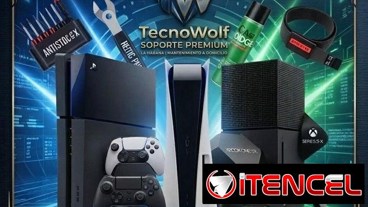 Mantenimiento de PS4, PS5, Xbox One, Xbox Series, (ATARI)