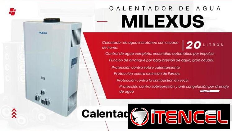 Calentador de gas Milexus 20L