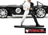 ☎️53544655 🛵 Entrega Disponible ⭐Shelby Cobra 427 S/C Two-Face Diecast Model Car 1:32 by Jada Toys ⭐