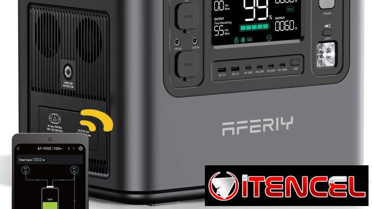 🔋⚡ AFERIY P210 – ESTACIÓN DE ENERGÍA PORTÁTIL 2400W / 2048Wh DISPONIBLE ⚡🔋