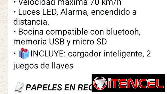 Moto Eléctrica Topmat