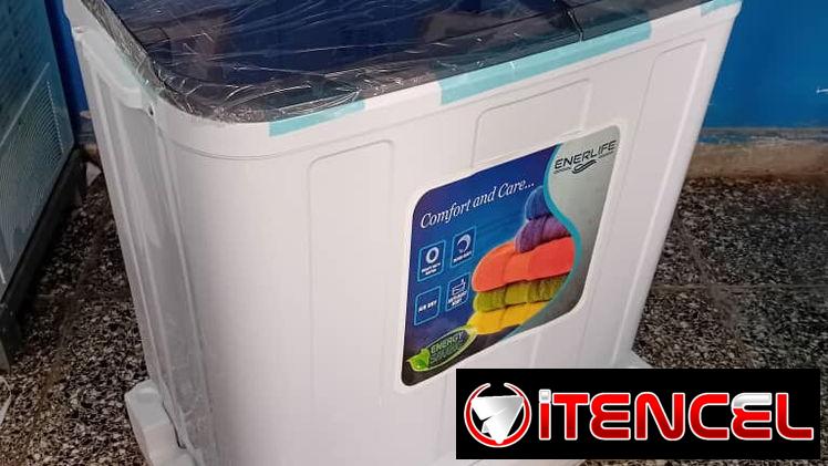 Lavadora Semiautomática Enerlife 7KG Precio $220 USD con Transporte Incluido  Garantía  Factura