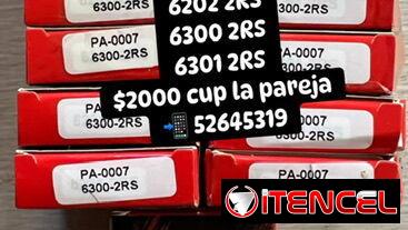 Rodamientos New  6201 2RS, 6202 2RS, 6300 2RS y 6301 2RS