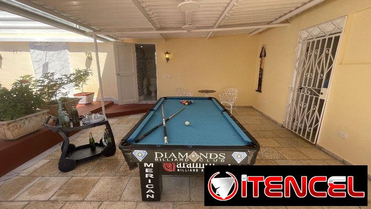 CASA EN GUANABO SIBARIMAR para 8 personas,piscina,plantas,garaje amplio,billar,3 cuartos,4 baños,internet 24/h,splic,et