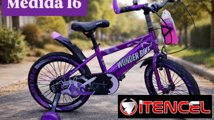 Bicicletas de niños medidas 12 , 16 , 20 y 24