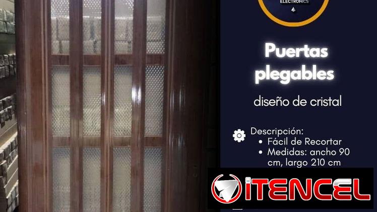 Puertas Plegables 90x210cm Diseño Cristal (Nuevas / Varios Colores) + Envío incluido!!