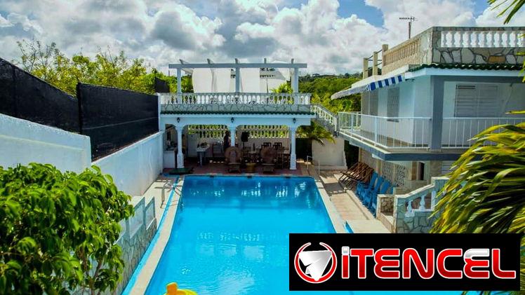 Maravillosa! Casa de renta en playa Boca Ciega para grupos grandes!