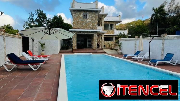 CASA DE RENTA NUEVA A ESTRENAR POR USTED PLAYA DE GUANABO, PISCINA GRANDE,  4 HABITACIONES , +53 52463651 WHATSAPP