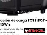 Estación de carga FOSSiBOT – 3840Wh /Batería LiFePO4 de 3840Wh. Más de 4000 ciclos con 80% de capacidad. Nueva