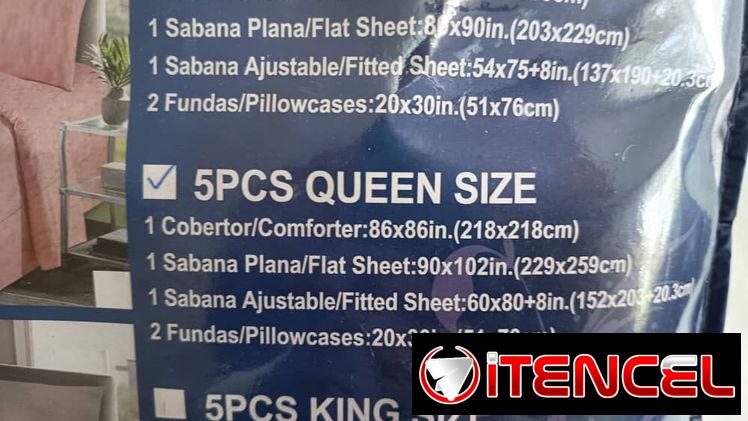 Sert de sobrecamas queen size