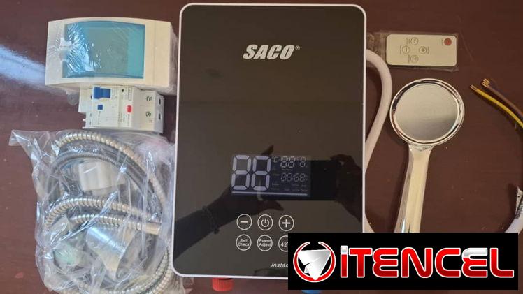 Calentador eléctrico marca Saco