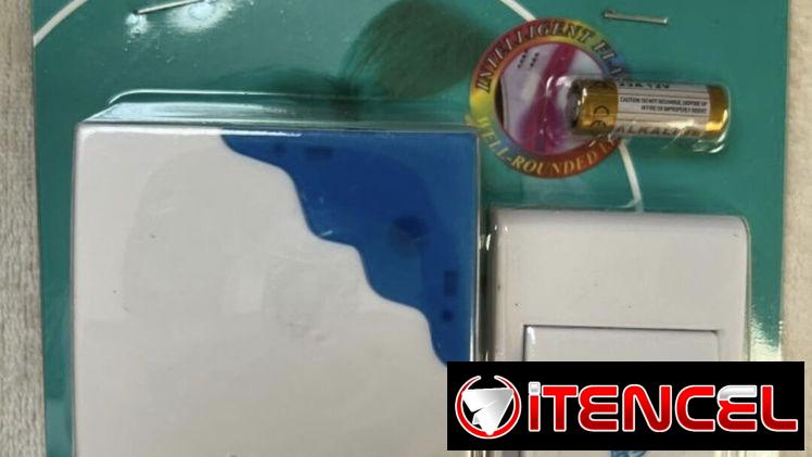 Timbre inalámbrico, incluye la pila. Mensajería x costo adicional